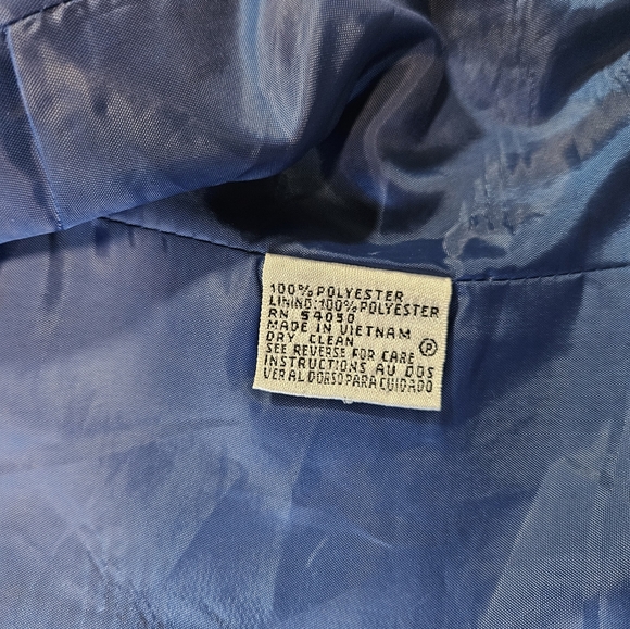 Vintage Collections For Le Suit Womens 6P 3 Button Blue Blazer - Picture 5 of 9